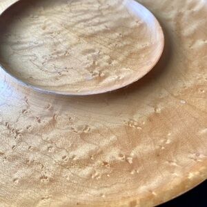 Vintage Leavitt’s of PEI Birdseye Maple Tidbit Tray